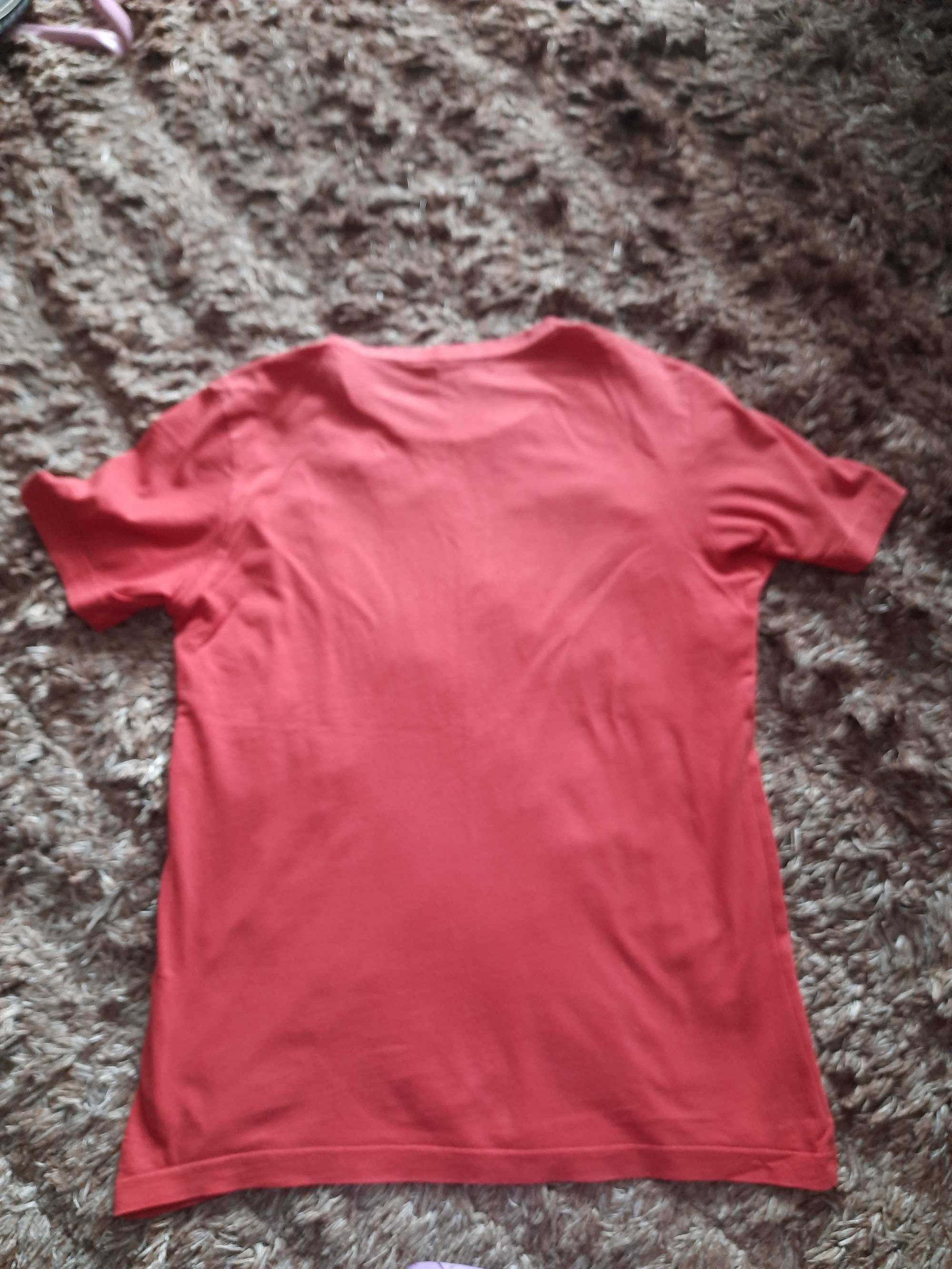 T-shirt czerwony Puma, męski, r. S