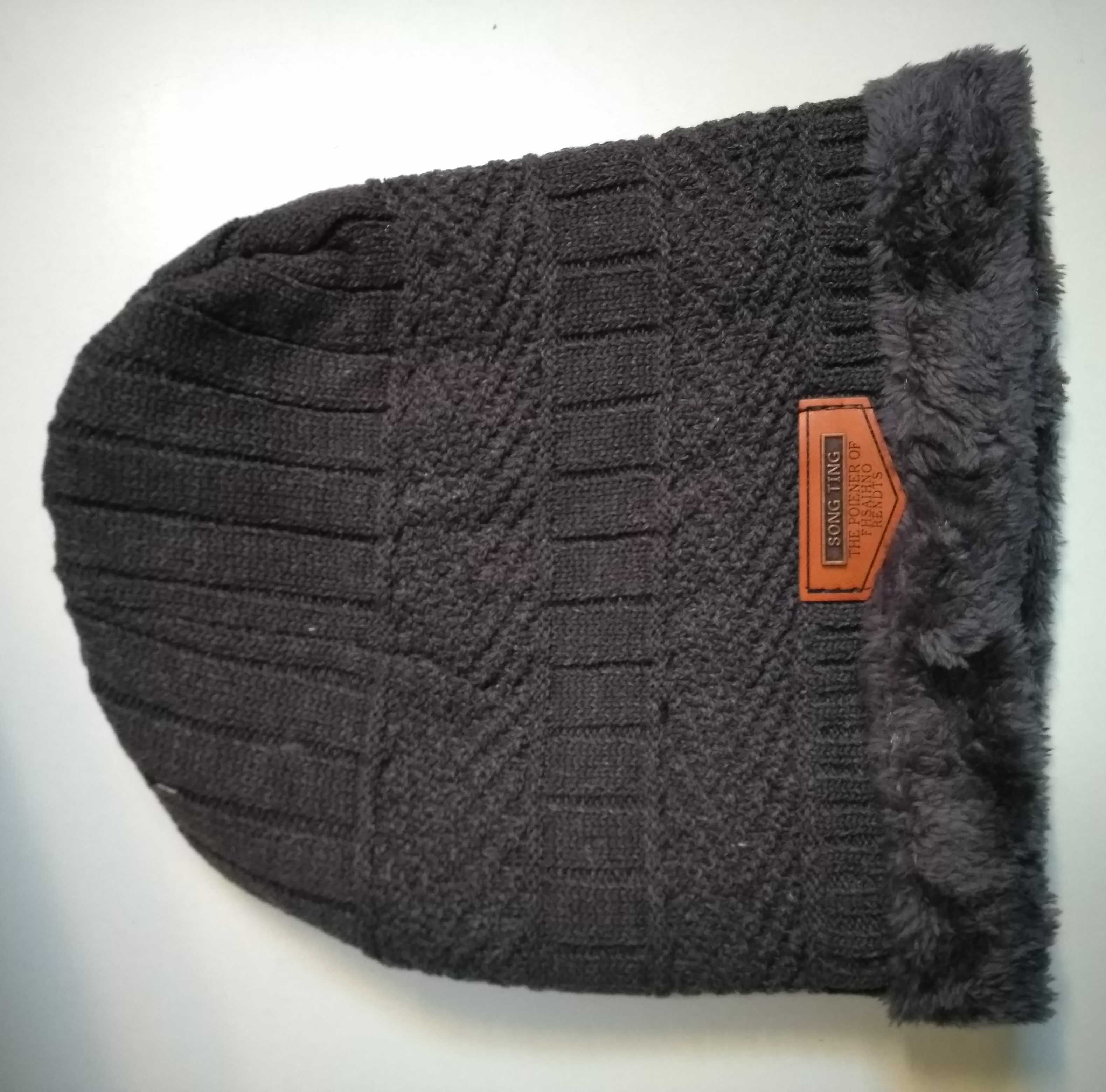 Gorro de algodão, interior térmico para inverno