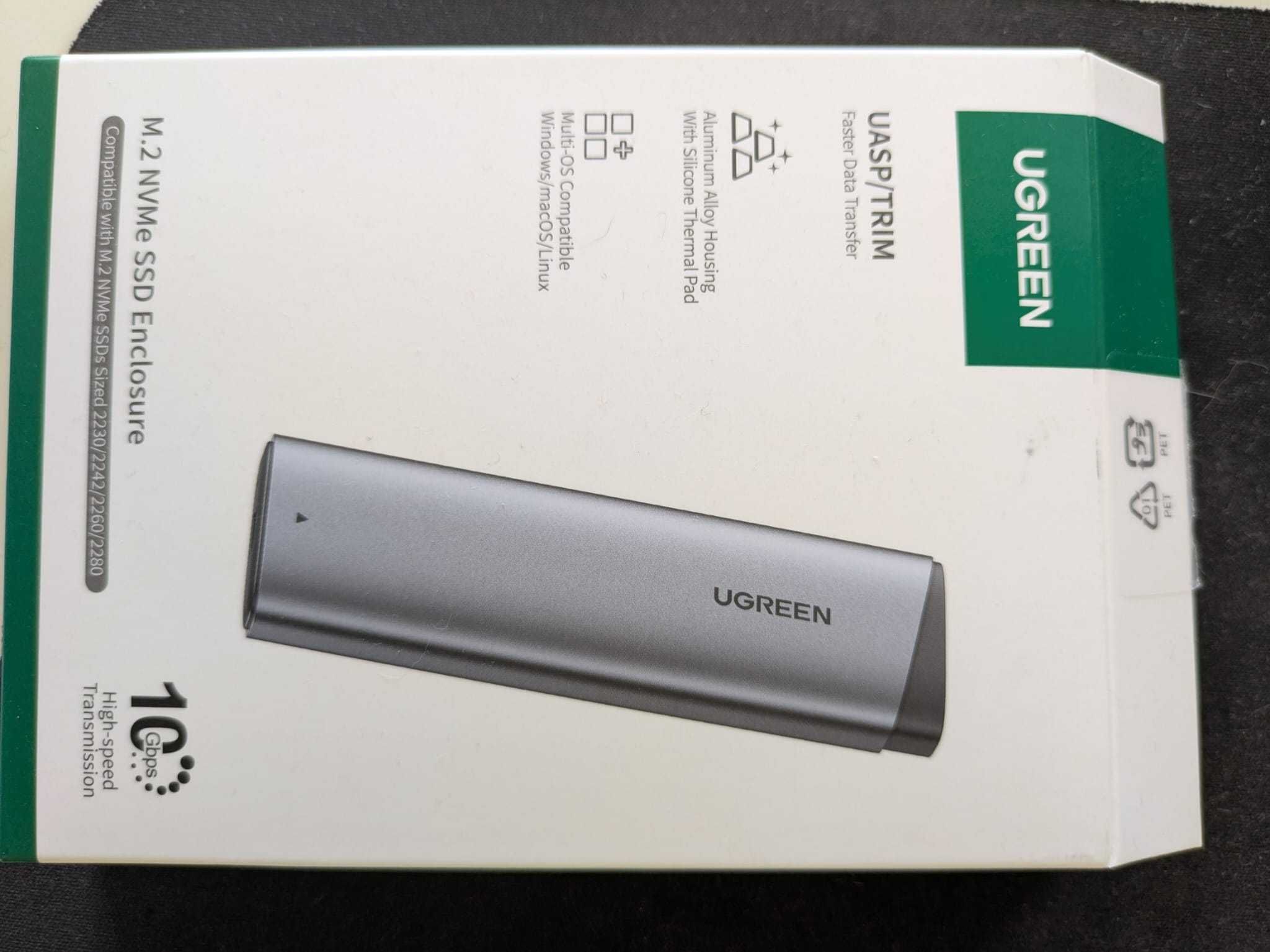 Caixa para SSD M.2 NVme