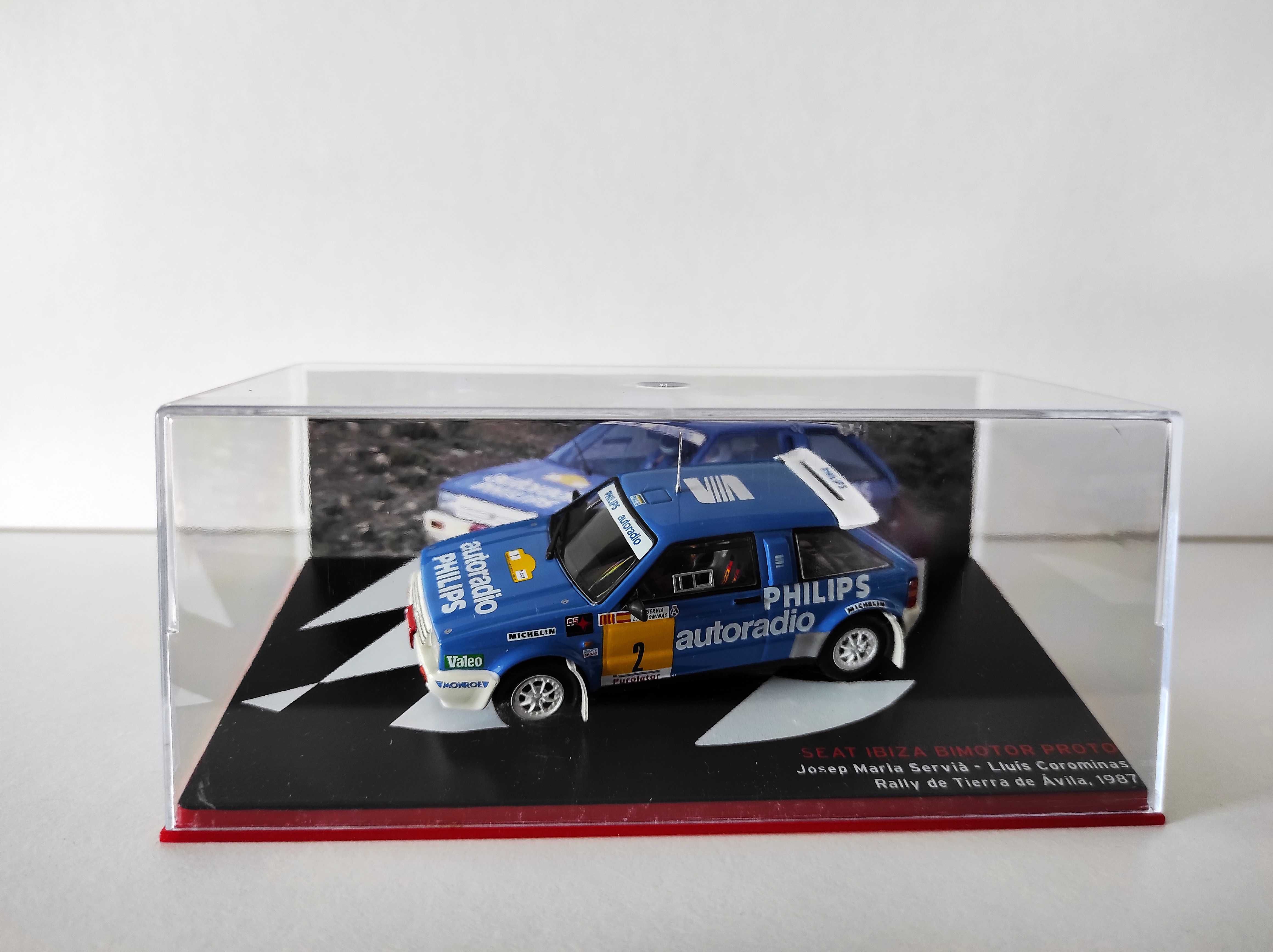 Seat Ibiza Bimotor Proto 1987 Rally Tierra de Avila J.M.Servia 1:43