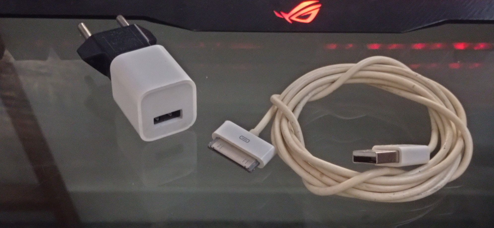 Carregador com cabo USB original para Apple