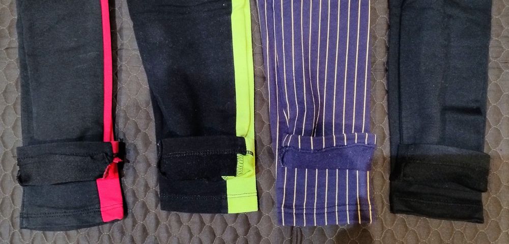 Legginsy ocieplane 140 zestaw 4szt.