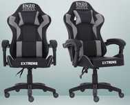 Stylowy Fotel Gamingowy dla Gracza Extreme ENZO Gray