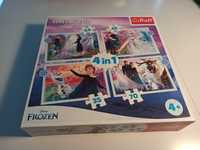 Trefl Puzzle 4W1 Magia w lesie Frozen