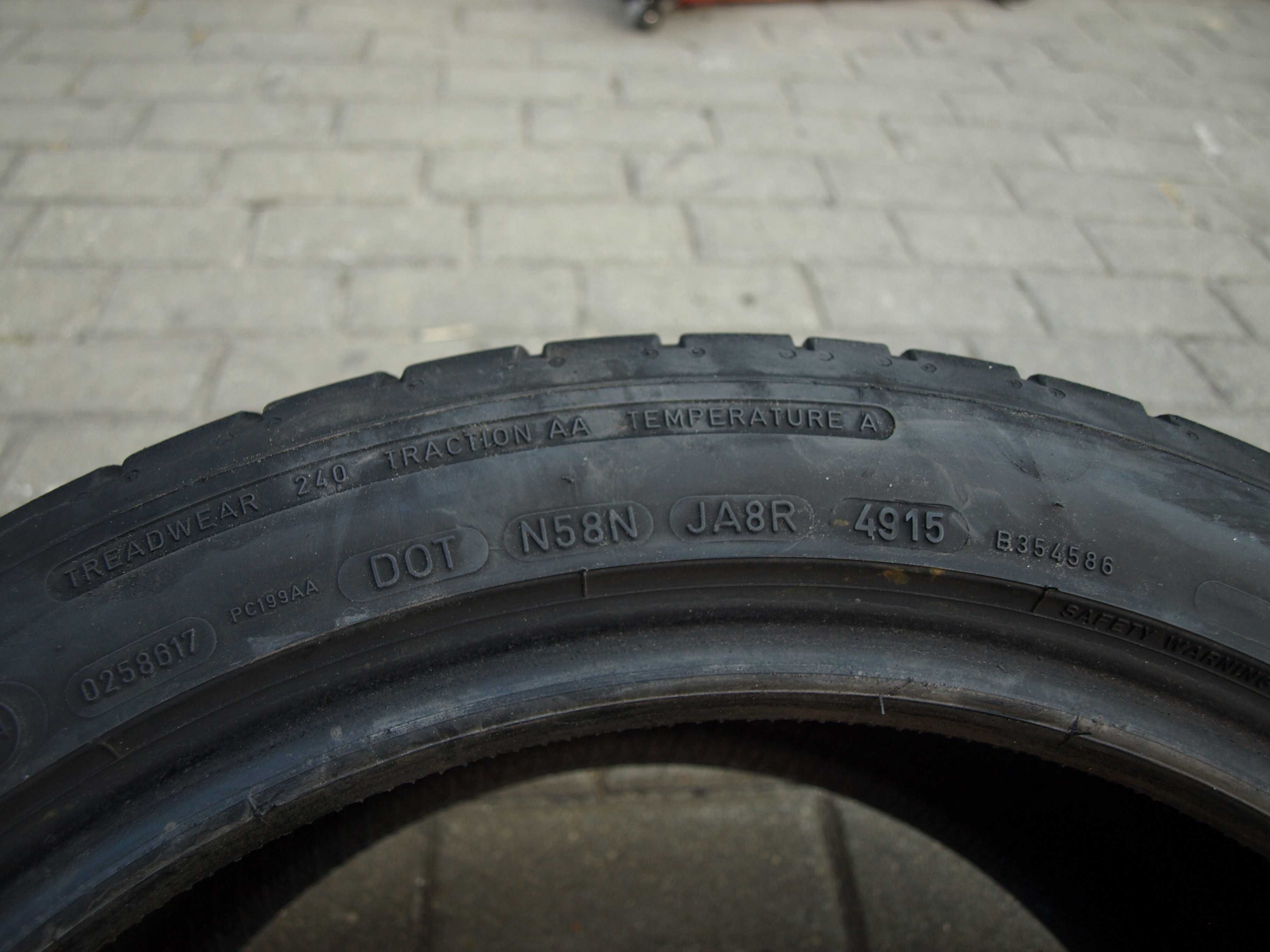 2 szt Opony letnie 245/40r17 Dunlop Sport maxx rt BMW