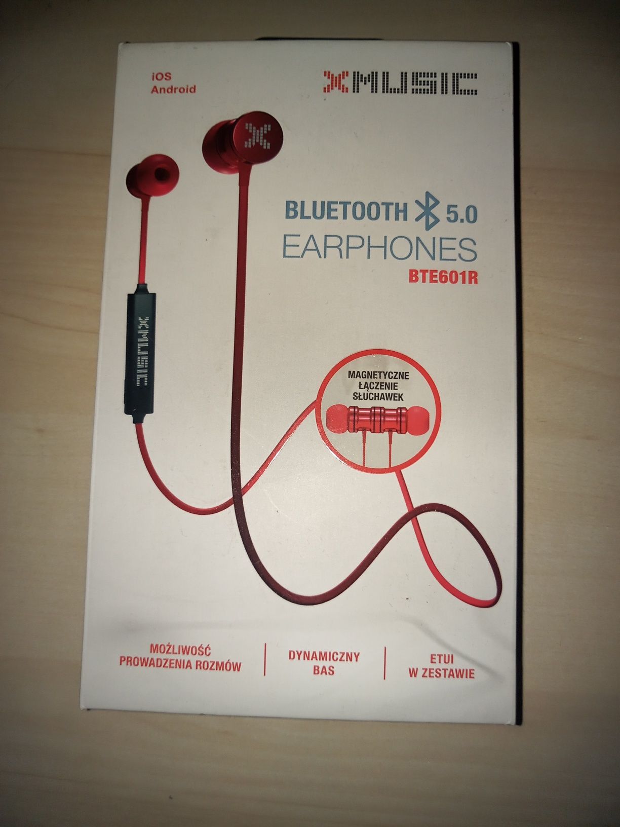 Słuchawki BTE601R czerwone