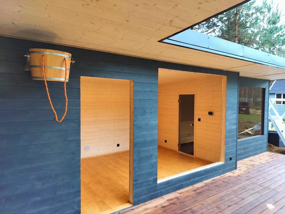 Sauna Optimal Max 32 m z balią i rekreacją