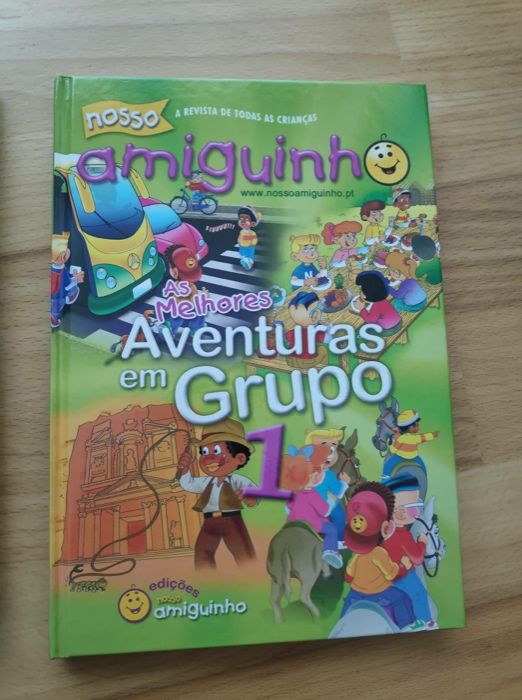 Livro As melhores Aventuras em Grupo 1 e 2 O Nosso Amiguinho