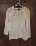 Sweter kremowy pleciony TopShop