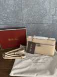 Nowa Loro Piana LP19 beżowa kremowa torebka mini kelly do ręki ramie