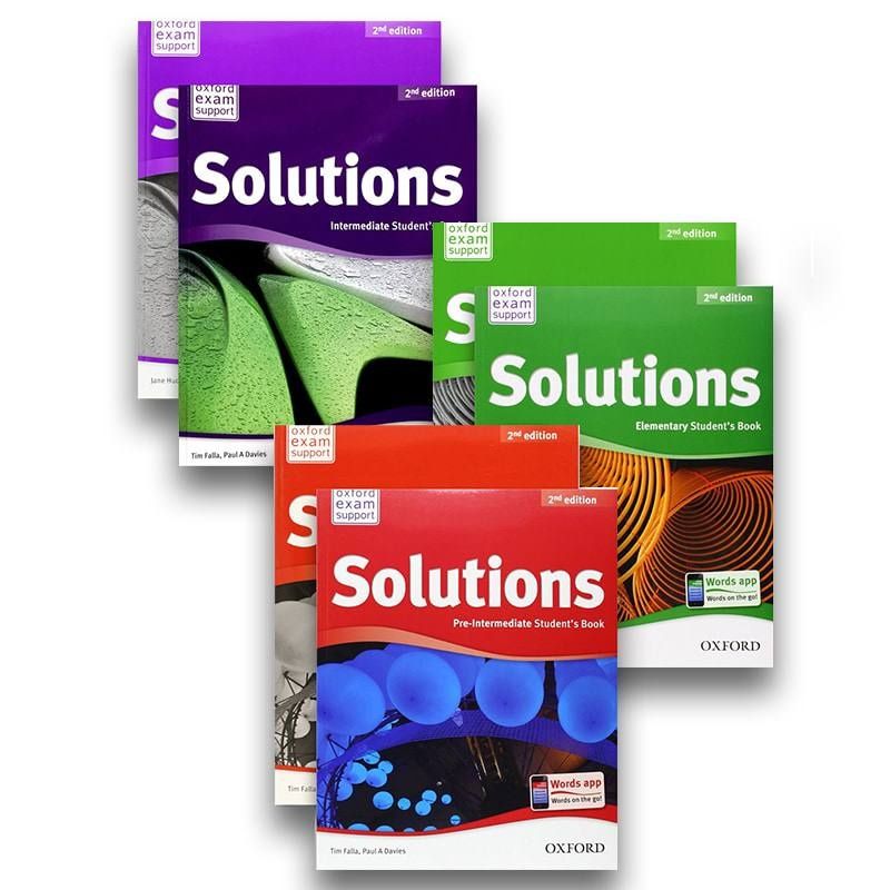 Solutions 3- 2 third edition Students book + Workbook ( 2-3 видання)