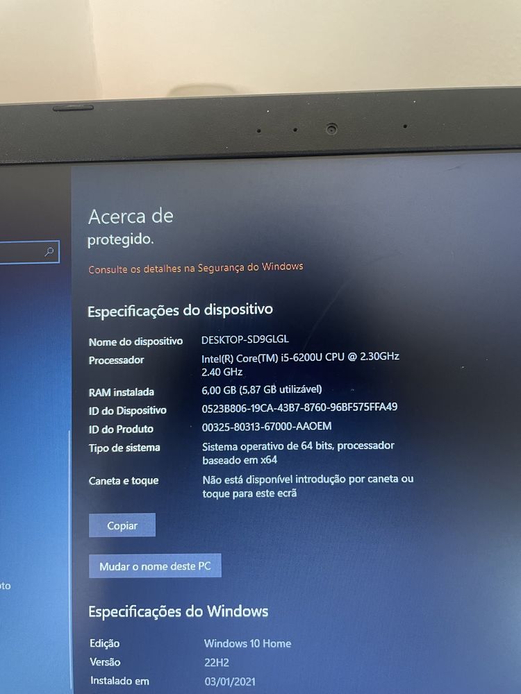 Computador portátil ASUS