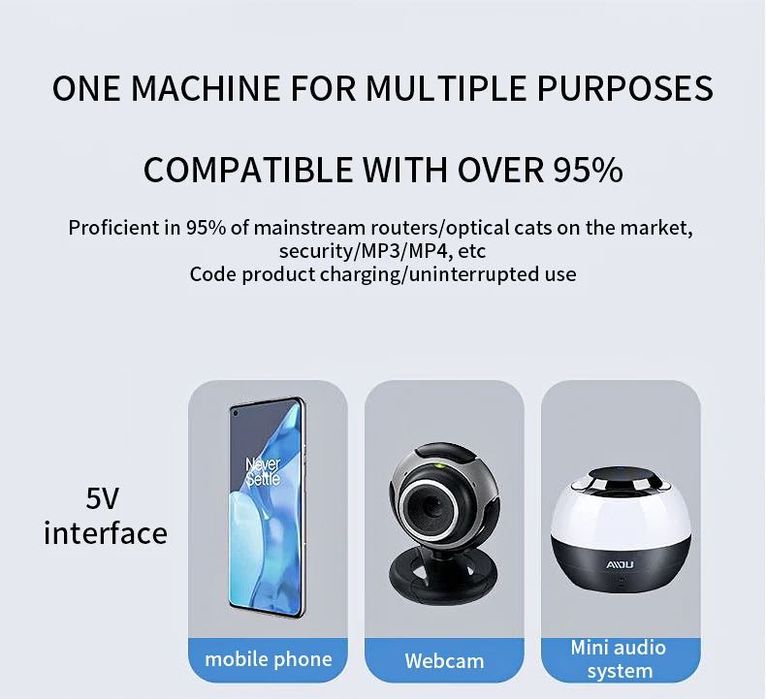 DC1018p UPS For Router Mini UPS Uninterrupted Power Supply