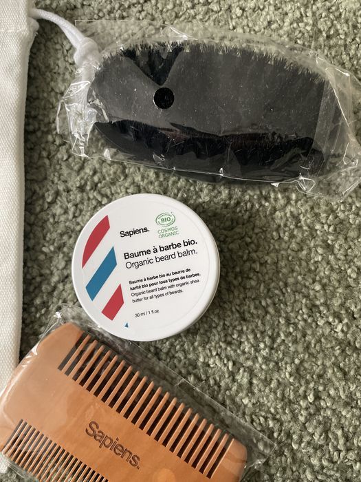 Sapiens zestaw do pielęgnacji brody 0704 balsam kardacz grzebień