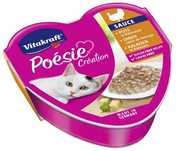 Pyszna karma dla kotów bez cukru - Vitakraft Indyk z serem w sosie 85g