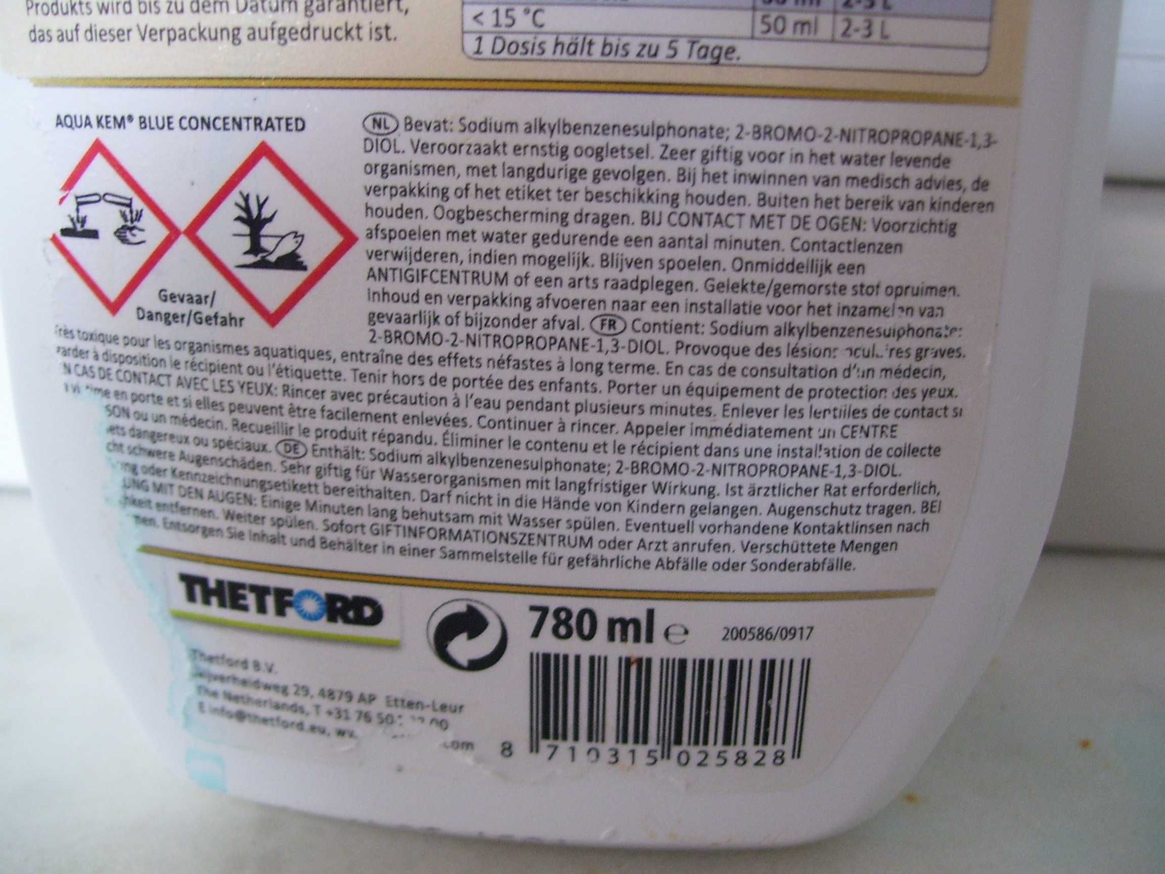 detergente sanita portátil