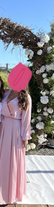 Красивое шелковое платье