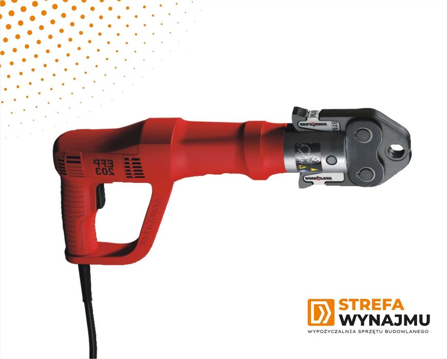 Zaciskarka praska do rur pex PE-X wypożyczalnia, Novopress EFP203