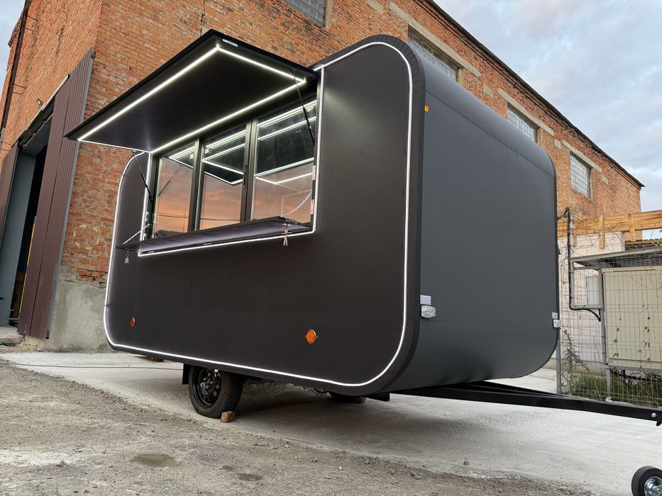 Торговий кіоск-причіп, фастфуд, кавярня, каліфорнія, шаурмічна, бургер