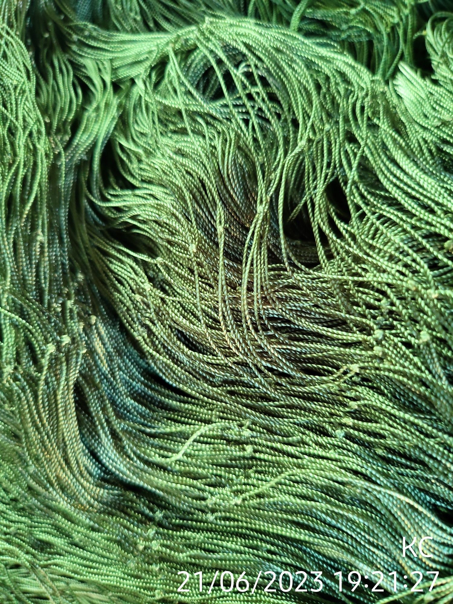 Сітка капронова,основа для маскувальної сітки зелена