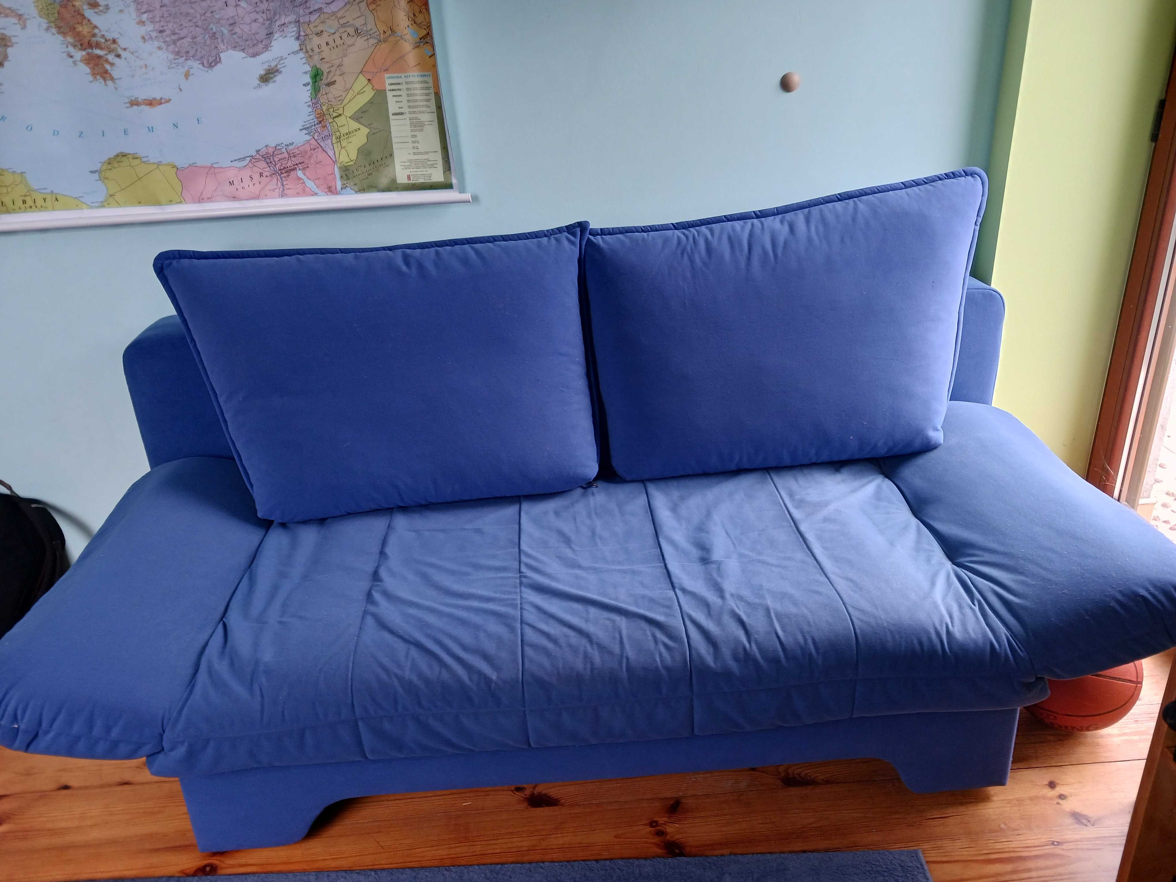 Sofa rozkładana 140x190 z pojemnikiem na pościel