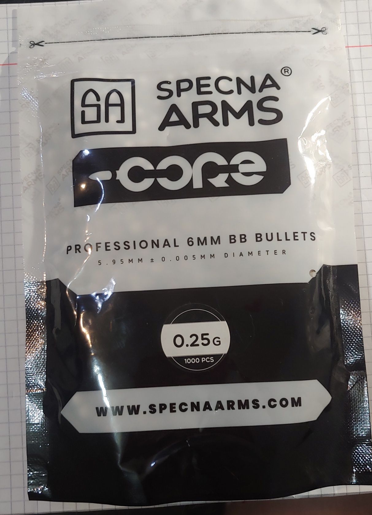 Kulki Specna 0,30 0.3 CORE M4 AK G36 MP5 Biodegradowaln
