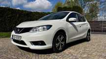 Nissan Pulsar Automat 102Tyś/km Biała perła Serwis BDB Stan