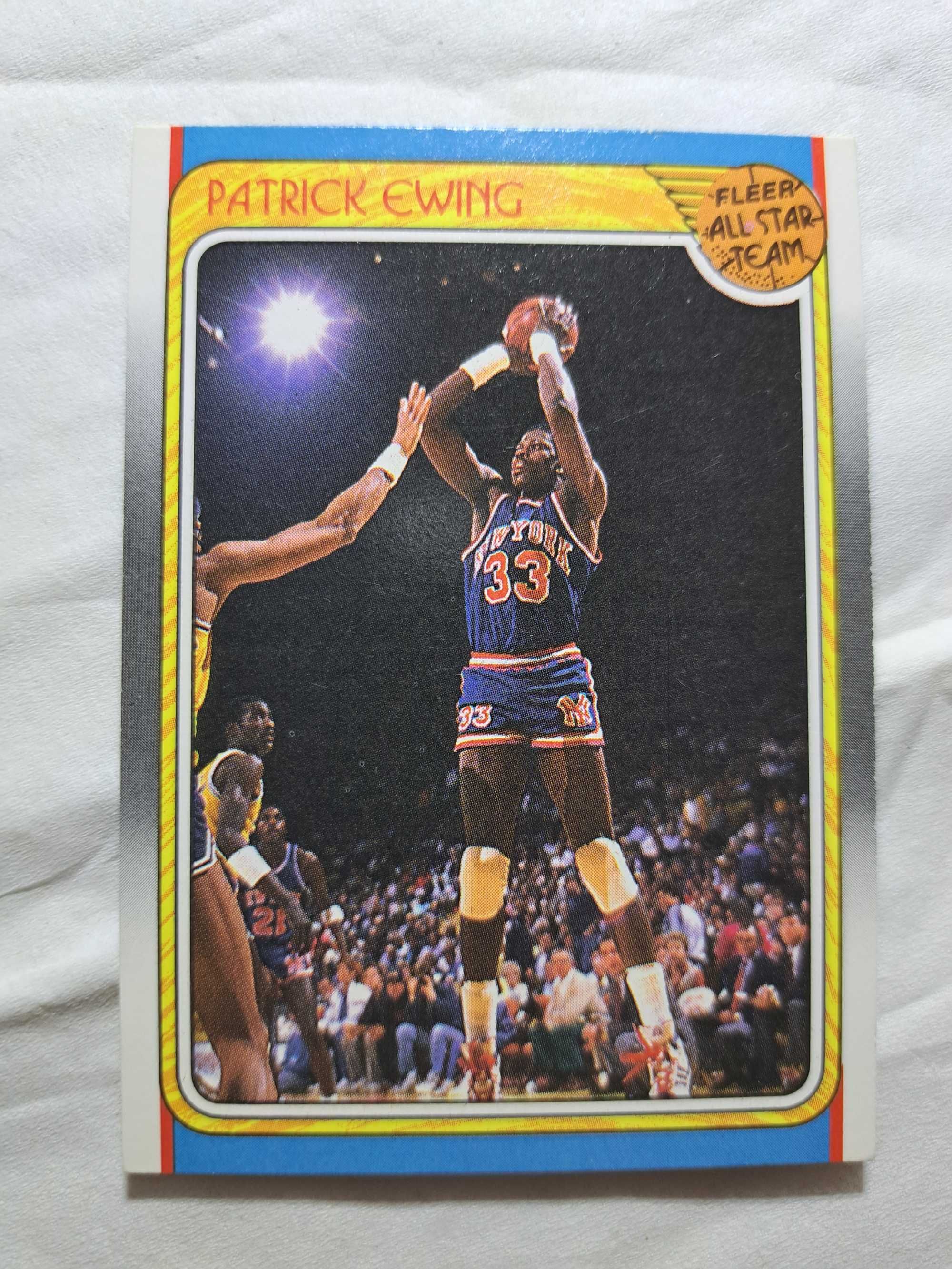 1988 Fleer All Star Patrick Ewing #80 NM NBA