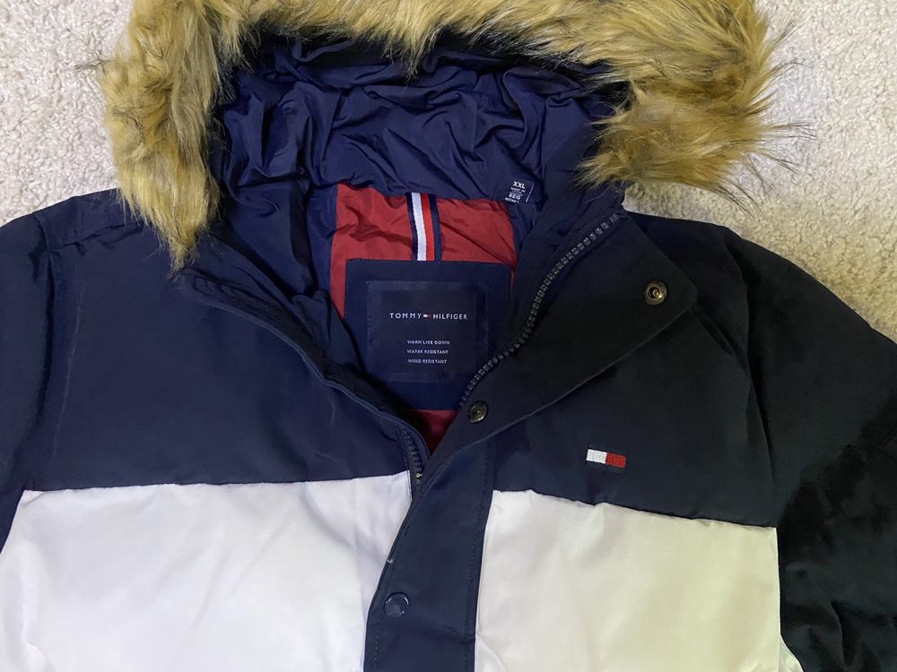 Пуховик бомбер Tommy Hilfiger мужская куртка оригінал