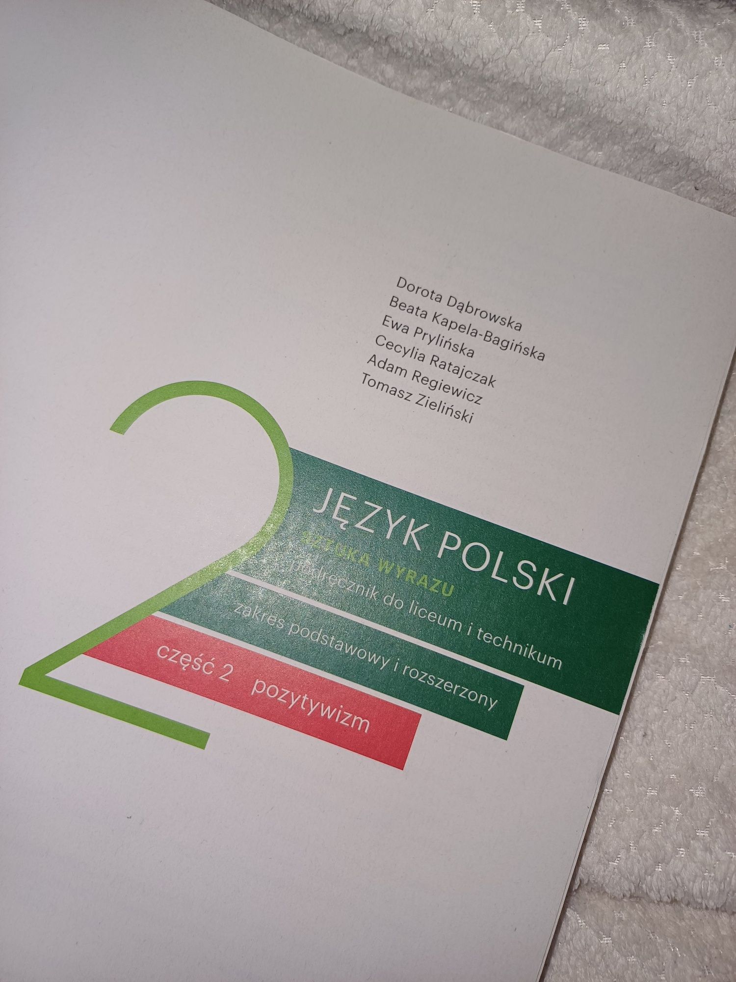 Podręcznik Język polski Sztuka wyrazu 2 część 2 pozytywizm