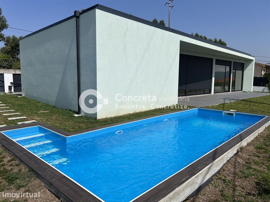 Moradia térrea T3 com piscina em Nine, V. N. Famalicão