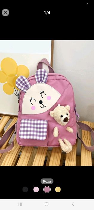 Mochilas de crianças