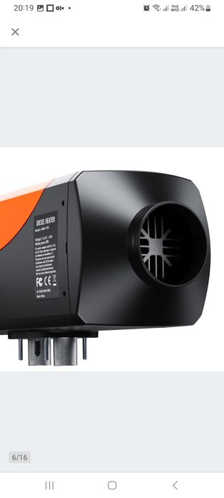 Дизельний обігрівач•Вебасто 2 кВт 12В Vevor• моноблок•автономка 2 кВт