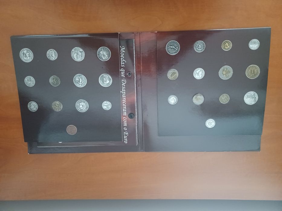 Coleção completa Moedas que Desapareceram com o Euro
