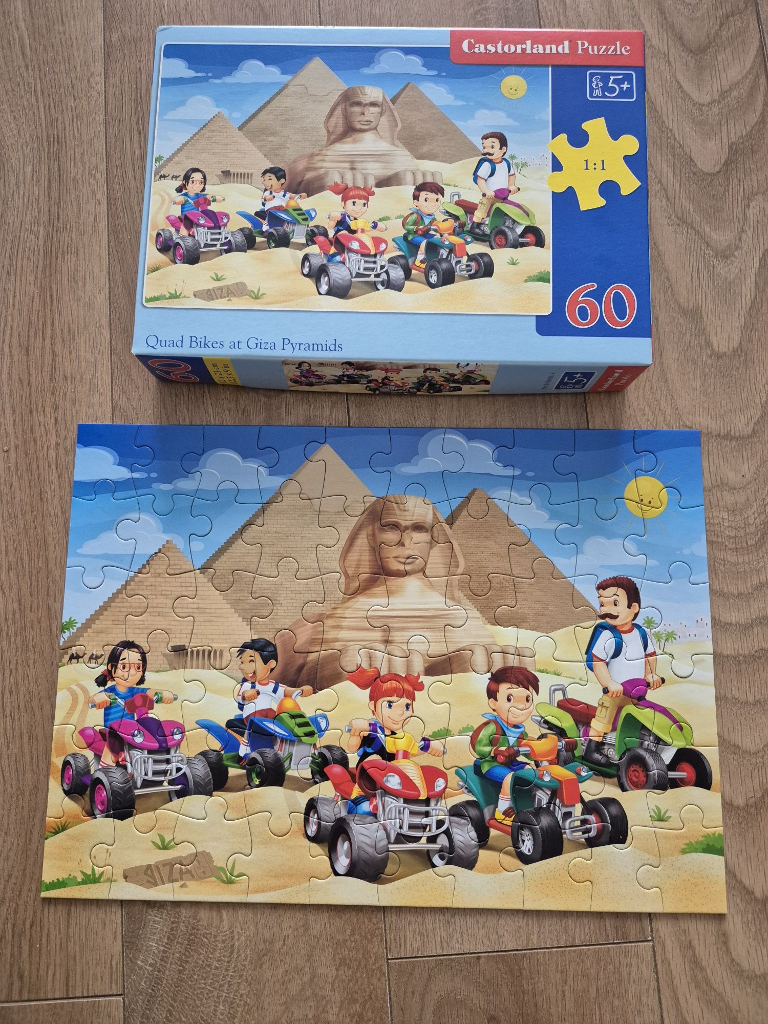 Puzzle piramidy i quady