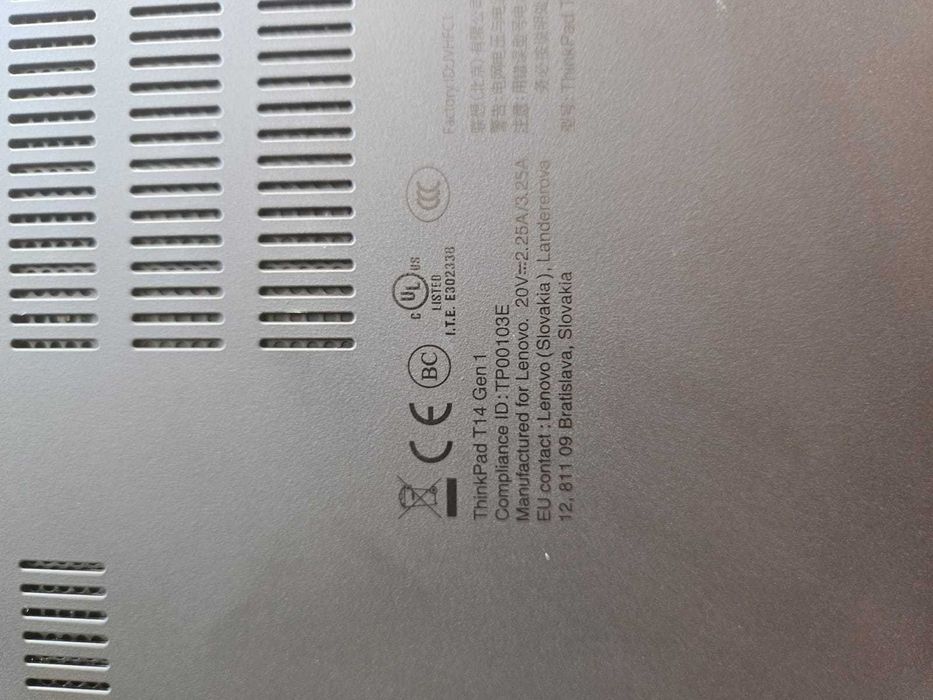 Laptop lenovo thinkpad t14 gen1