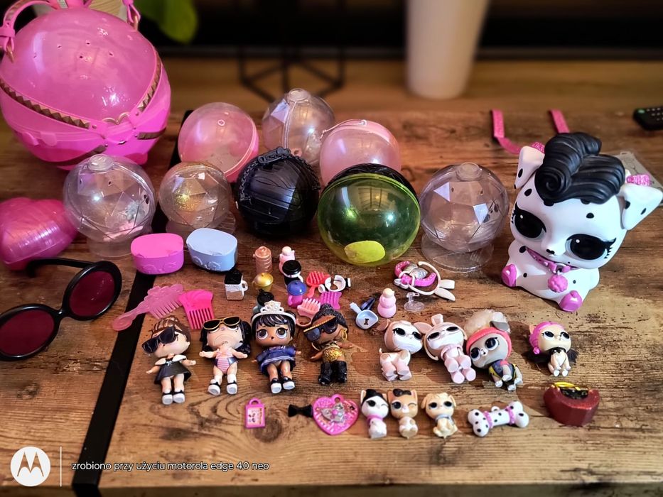 Mega duży zestaw LOL Suprise+ kuferek i skarbonka torebka