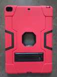 Etui Case do iPad 10,2 2019/2020/2021 Pancerne Czerwone z czarnym