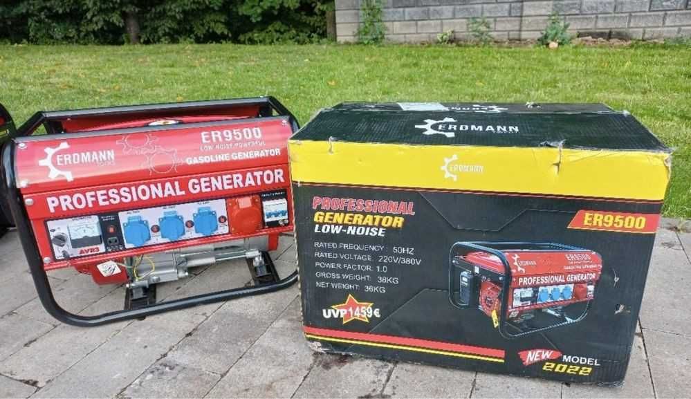 Из Германии !! Генератор, бензогенератор 4,8 Кв Erdmann ER 9500 | Медь