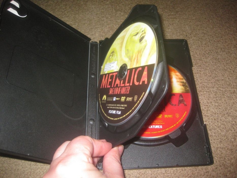 DVD Duplo dos Metallica "Some Kind of Monster"