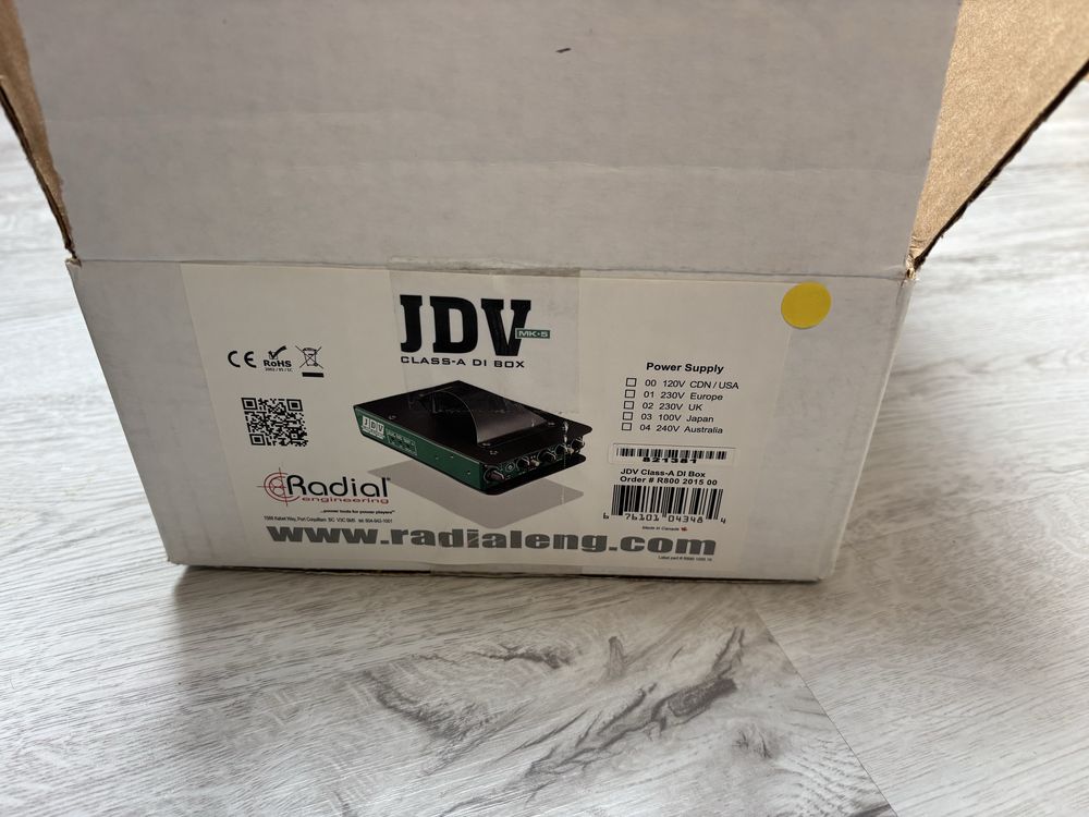 Radial JDV MKV Di-box