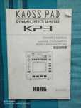 Manual de instruções Korg kaoss pad