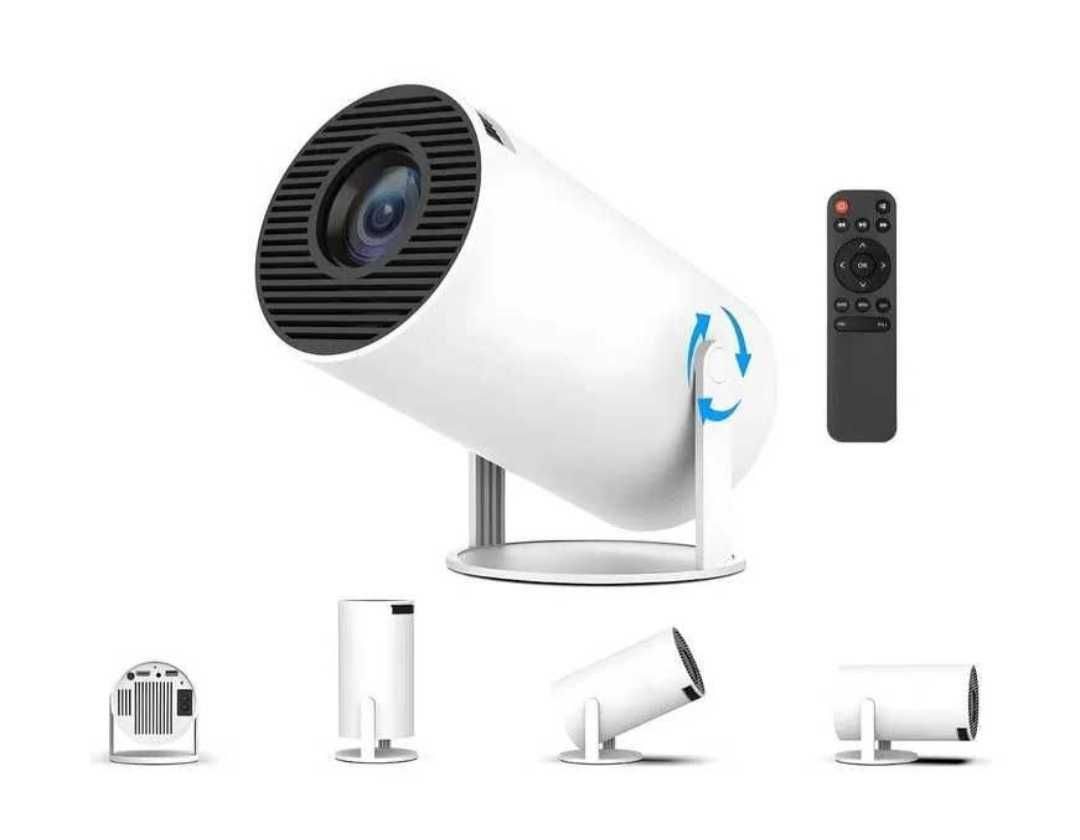 MINI PROJEKTOR 4K Wi-Fi BT 5.0 Android HY300 szary