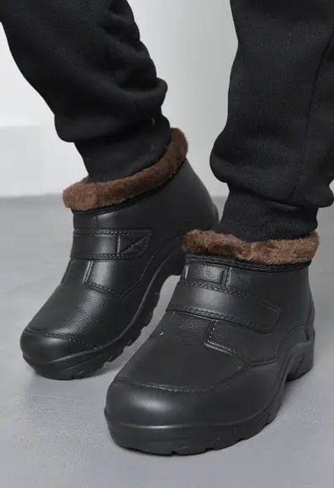 Чоловічі калоші утеплені Чорні та хакі (41-46)