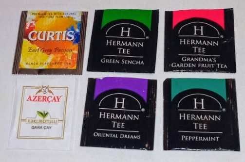 ПУСТЫЕ Чайные пакетики для коллекции разной марки