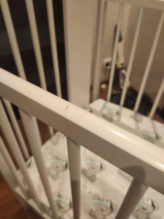 Łóżeczko z szufladą 60x120 żyrafka