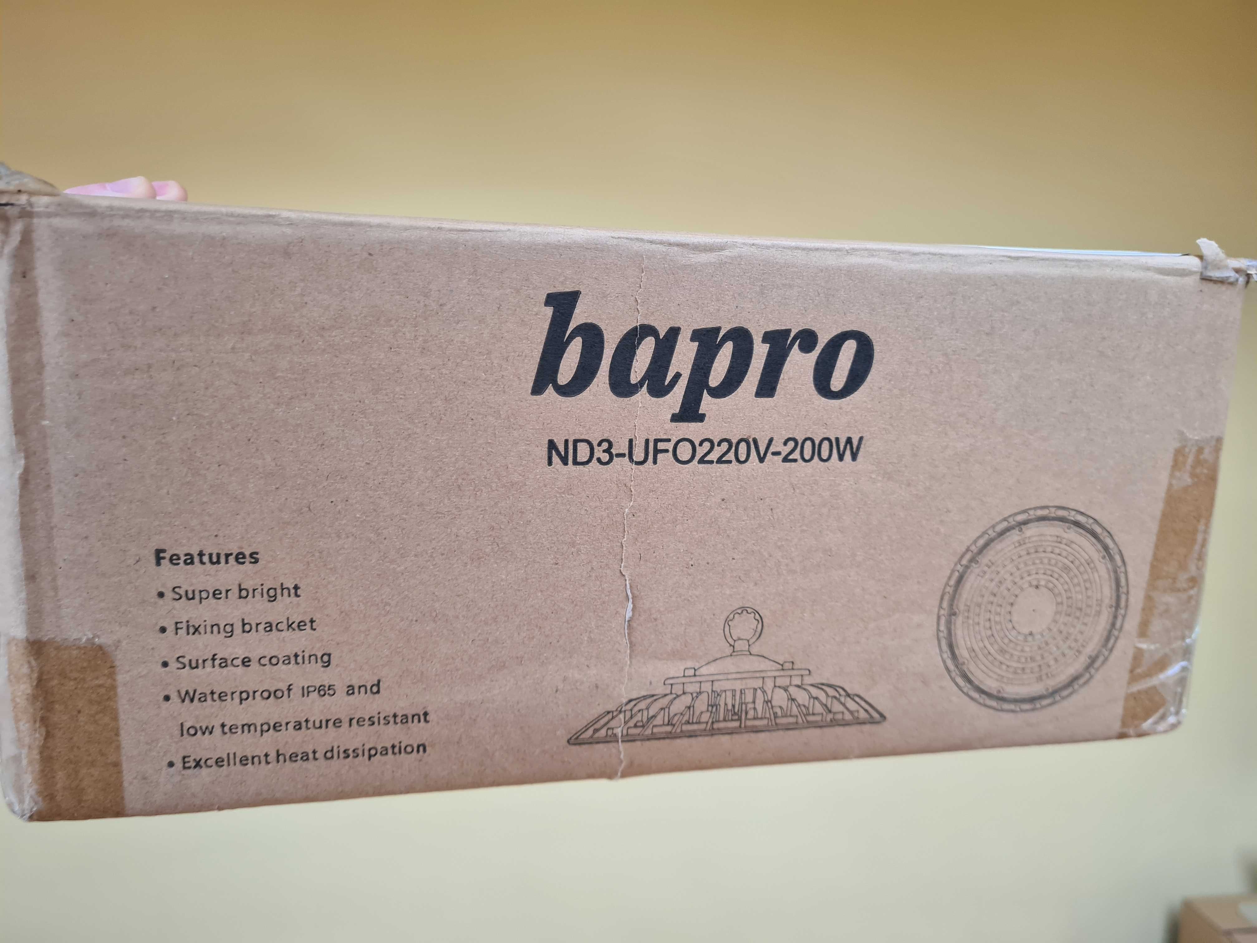 Bapro UFO 200W IP65 lampa przemysłowa 24000lum High Bay