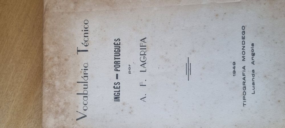 Vocabulário técnico inglês  português