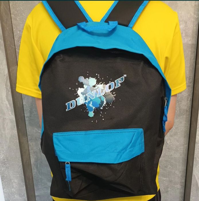 Dunlop plecak Czarno niebieski nowy