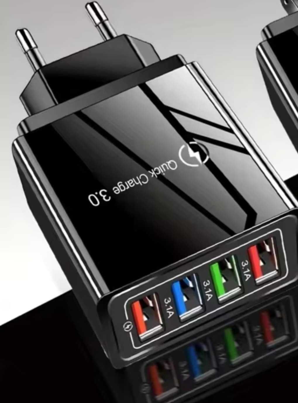 Nowa ładowarka USB x 4 wejścia.
